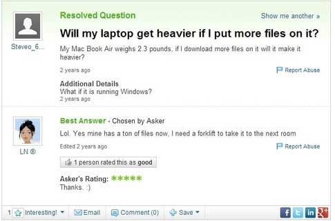 Yahoo Answers