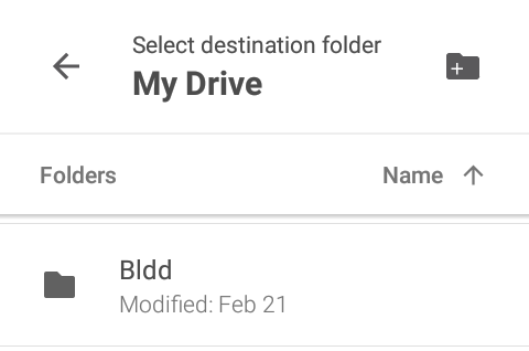 google drive move files