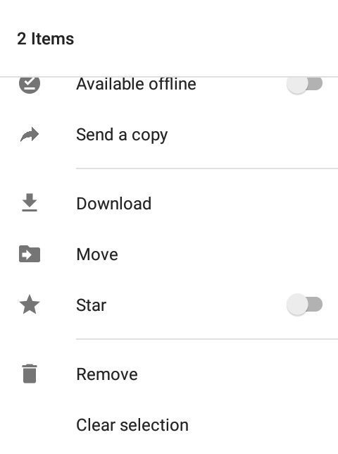 google drive file delete