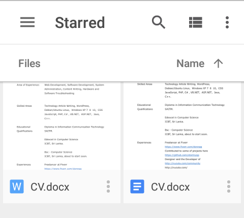 google drive starring 