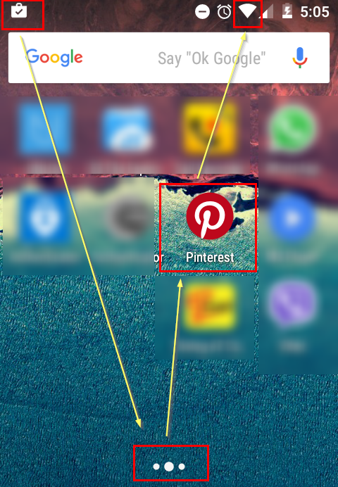 pinterest app for android launch