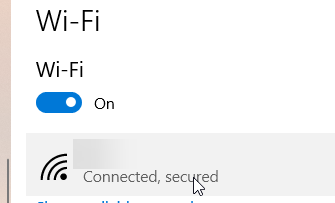 windows 10 network settings ( metered connection )