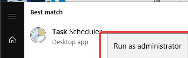 disable windows 10 automatic update with windows task scheduler